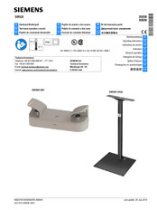 Siemens SIRIUS 3SB39 Instructivo