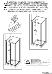 Sanitaire DES1522A Manual De Instalación