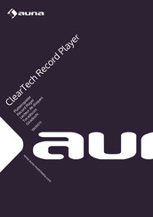 auna ClearTech Record Player Manual De Instrucciones