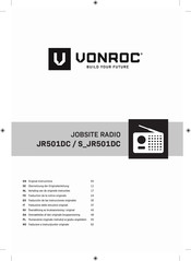 VONROC JR501DC Traducción Del Manual Original