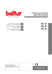 baltur TBL 26 Manual De Instrucciones Para La Instalación, El Uso Y El Mantenimiento