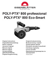 eisenblatter POLY-PTX 800 professional Manual Original