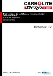 Carbolite Gero 132 Instrucciones De Instalación