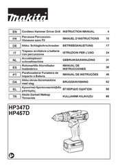 Makita HP347D Manual De Instrucciones