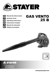 stayer GAS VENTO 25 B Manual De Instrucciones