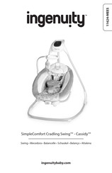 Kids II ingenuity SimpleComfort Cradling Swing - Cassidy Manual De Instrucciones