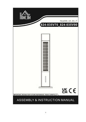 HOMCOM 824-035V90 Manual De Instrucciones