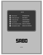 Sabo GS-100 Manual Del Operador