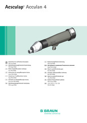 Aesculap Acculan 4 TPLO Instrucciones De Manejo