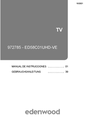 Edenwood ED58C01UHD-VE Manual De Instrucciones