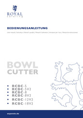 Royal Catering RCBC-5V2 Manual De Instrucciones