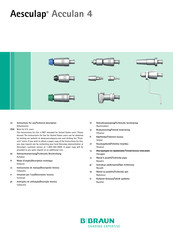 Aesculap Acculan 4 Instrucciones De Manejo