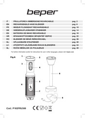 Beper P102FRU300 Manual De Instrucciones
