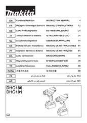 Makita DHG180 Manual De Instrucciones