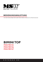 MSW Motor Technics MSW-MBT-06 Manual De Instrucciones