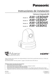 Panasonic AW-UE80WP Instrucciones De Instalación