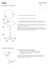 Humanscale Path Instrucciones De Montaje