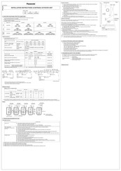 Panasonic U-250PZH2E8 Instrucciones De Instalación