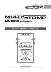 Zoom MULTISTOMP MS-100BT Manual De Instrucciones