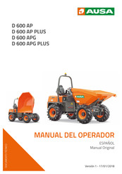 Ausa D 600 AP Manual Del Operador