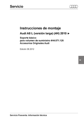 Audi 4H4.071.126 Instrucciones De Montaje