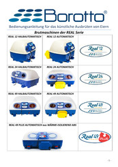 Borotto REAL 24 AUTOMATISCH Manual De Instrucciones