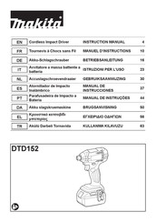 Makita DTD152 Manual De Instrucciones