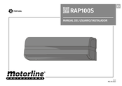 Motorline professional RAP100S Manual Del Usuario / Instalador