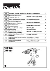 Makita DHP458 Manual De Instrucciones