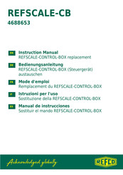 Refco REFSCALE-CB Manual De Instrucciones