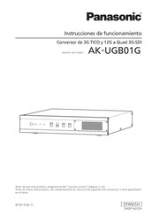 Panasonic AK-UGB01G Instrucciones De Funcionamiento