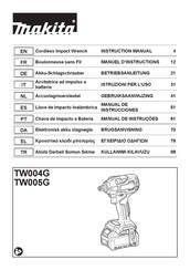 Makita TW004G Manual De Instrucciones