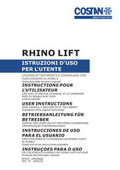 Costan RHINO LIFT Instrucciones De Uso Para El Usuario