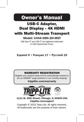 Tripp-Lite U444-06N-2H-MST Manual Del Propietário