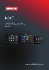 Simrad NSX 3012 Guía Rápida De Uso