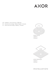Axor 250 353121 Serie Instrucciones De Montaje / Manejo / Garantía