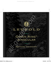 Leupold Green Ring Manual De Instrucciones