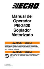 Echo PB-2520 Manual Del Operador