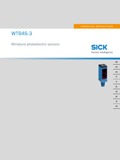 SICK WTB4S-3 Manual De Instrucciones