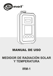 Sonel IRM-1 Manual De Uso