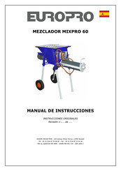 EUROPRO MIXPRO 60 Manual De Instrucciones