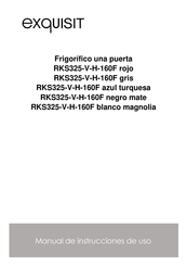 Exquisit RKS325-V-H-160F Manual De Instrucciones De Uso