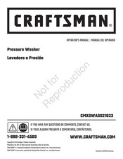 Craftsman CMXGWAS021023 Manual Del Operario