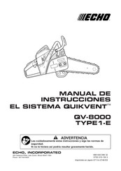 Echo QUIKVENT QV-8000 Manual De Instrucciones