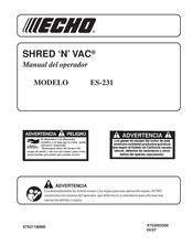 Echo SHRED 'N' VAC ES-231 Manual Del Operador