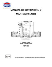 Famaq ASP-600 Manual De Operación Y Mantenimiento