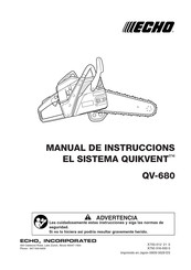 Echo QUIKVENT QV-680 Manual De Instruccions