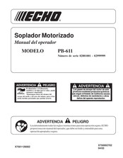 Echo PB-611 Manual Del Operador