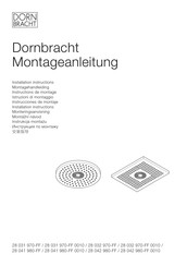 Dornbracht 28 031 970-FF Instrucciones De Montaje