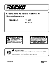 Echo PE-265 Manual Del Operador